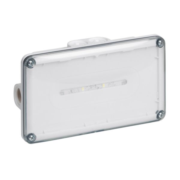 BAES d'ambiance saillie à LEDs 400lm plastique IP66 IK10 SATI Connecté