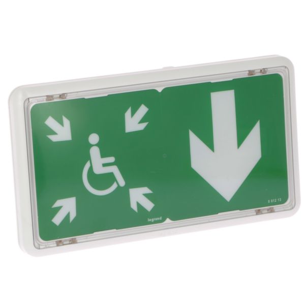 BAES d'évacuation avec dispositif de balisage renforcé saillie LEDs IP43 IK07 plastique SATI Adressable pour ERP et ERT - Page 2