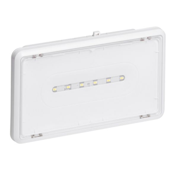BAES d'ambiance saillie à LEDs 400lm plastique IP43 IK07 SATI Adressable