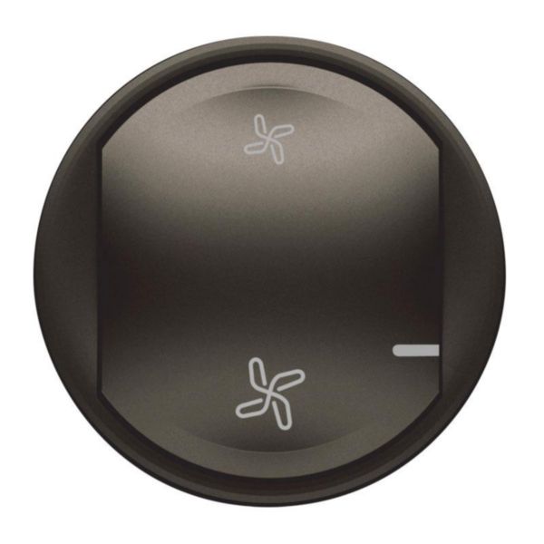 Enjoliveur de remplacement Céliane with Netatmo pour commande sans fils pour VMC - graphite