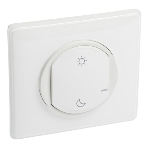 Commande sans fils Lever/Coucher pour installation connectée Céliane with Netatmo - blanc