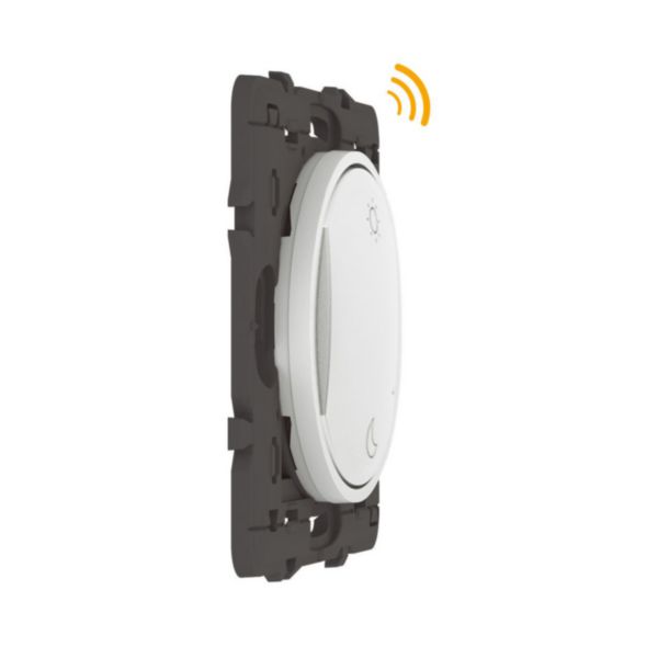 Commande sans fils 2 scénarios Lever/Coucher pour installation connectée Céliane with Netatmo - blanc sans plaque