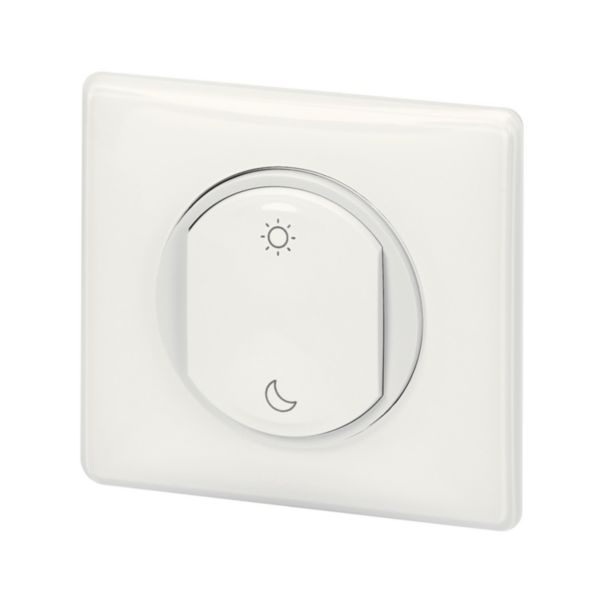 Commande Lever/Coucher sans fils, sans pile Self-e Céliane with Netatmo - enjoliveur blanc