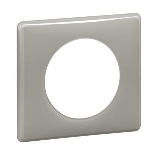 Plaque Céliane Laqué 1 poste - finition Gris Perle