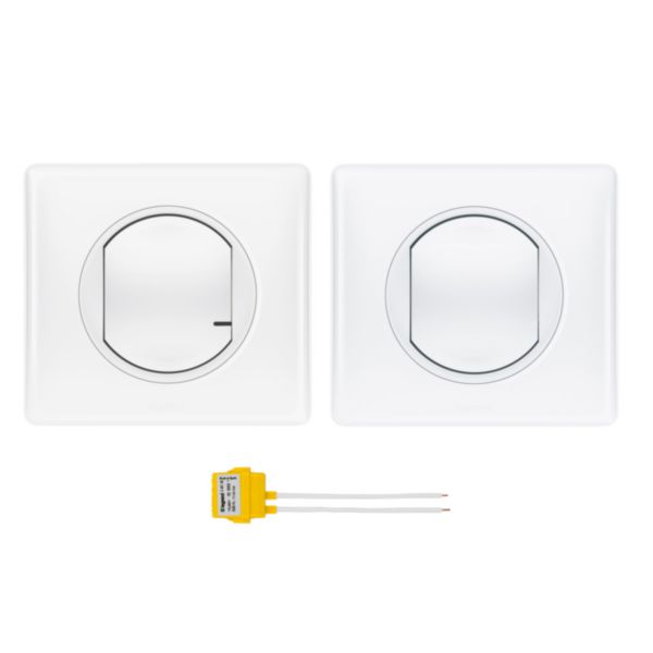 LEGRAND 67632L  Pack interrupteur va et vient Legrand Céliane sans fils  sans pile complet