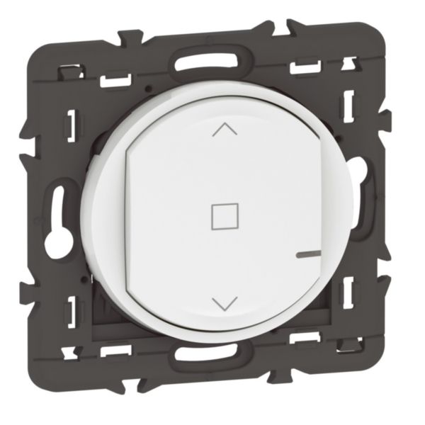 Commande sans fils pour volet roulant connecté Céliane with Netatmo -blanc sans plaque