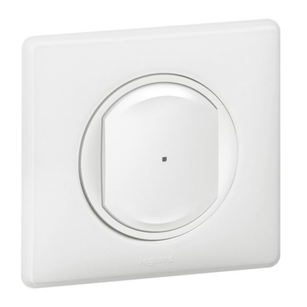 Interrupteur filaire connecté option variateur installation connectée Céliane with Netatmo avec neutre 150W - blanc