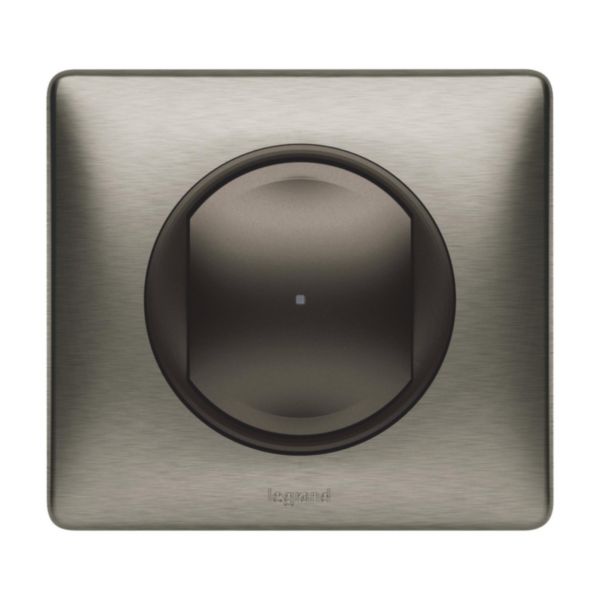 Interrupteur filaire connecté option variateur installation connectée Céliane with Netatmo avec Neutre 150W - graphite