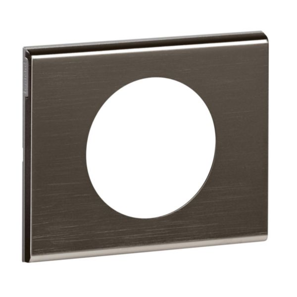 Plaque de finition Céliane - Matière Black Nickel - 1 poste