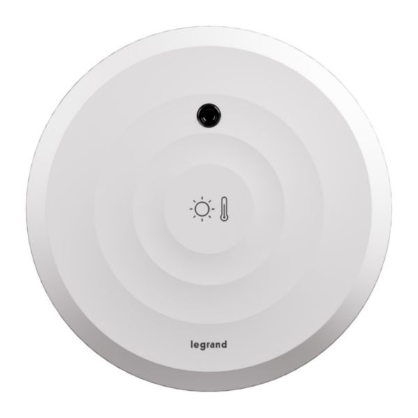Capteur luminosité et température extérieur connecté blanc