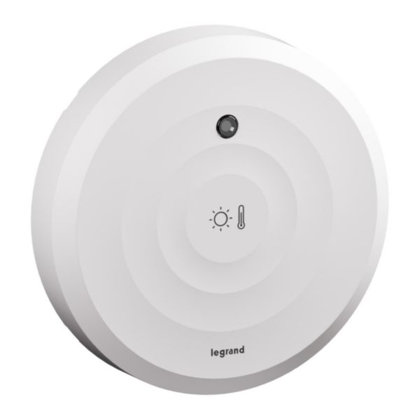 Capteur luminosité et température extérieur connecté blanc