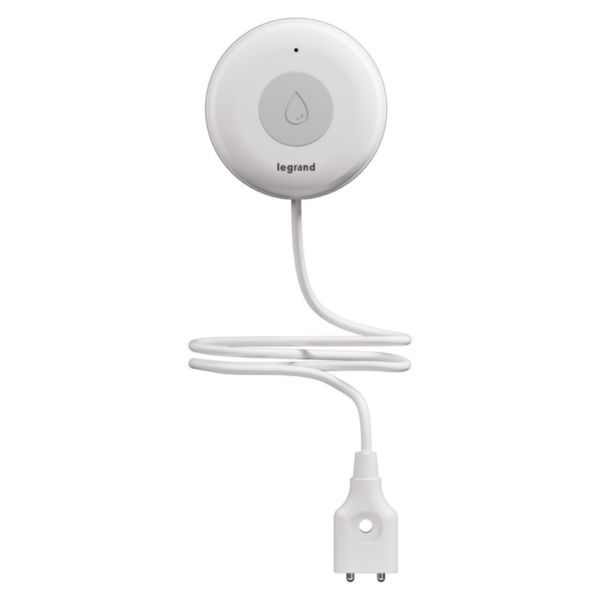 Capteur détection fuite d'eau connecté blanc