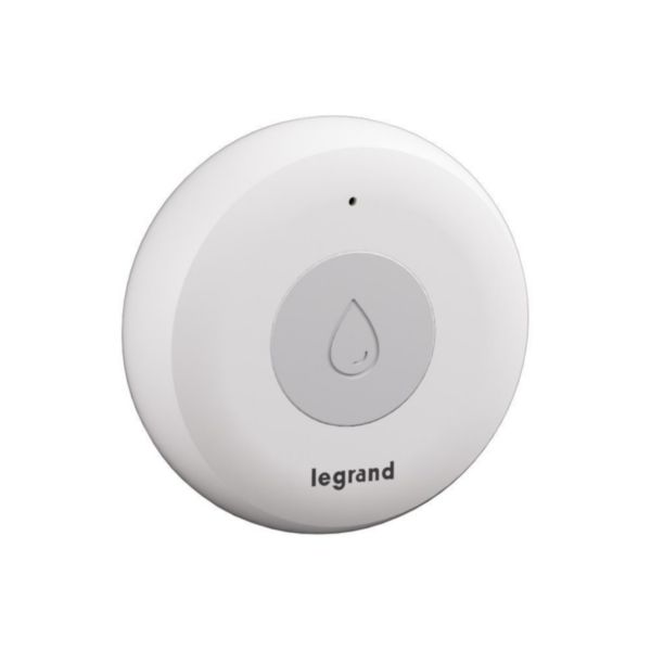 Capteur détection fuite d'eau connecté blanc