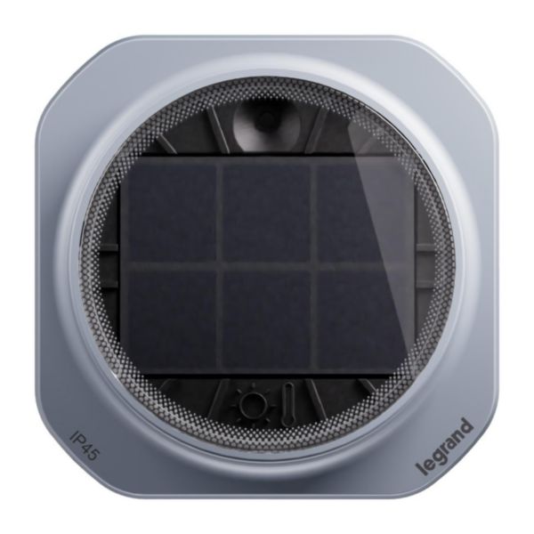 Capteur luminosité et température ext. solaire Plexo with Netatmo gris