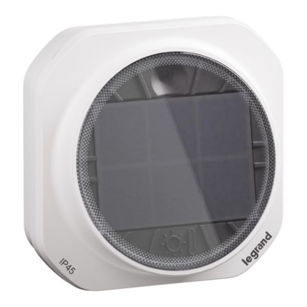 Capteur luminosité et température ext. solaire Plexo with Netatmo blanc