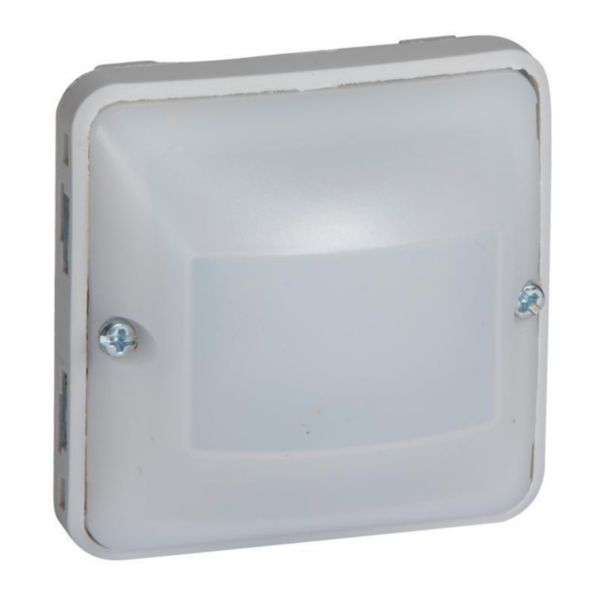 Détecteur de mouvements toutes lampes avec neutre 3 fils Plexo composable gris