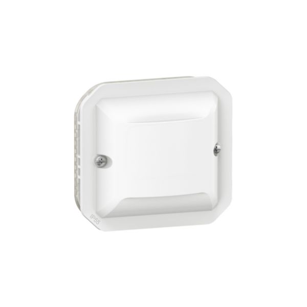 Détecteur mural universel étanche IP55 Plexo à détection infrarouge 3 fils avec neutre 500W LED avec enjoliveur transparent