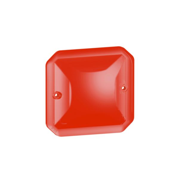 Diffuseur pour voyant de balisage et de signalisation étanche Plexo référence 069583L - rouge