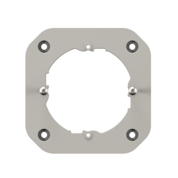 Accessoire de fixation Plexo sur paroi mince - gris