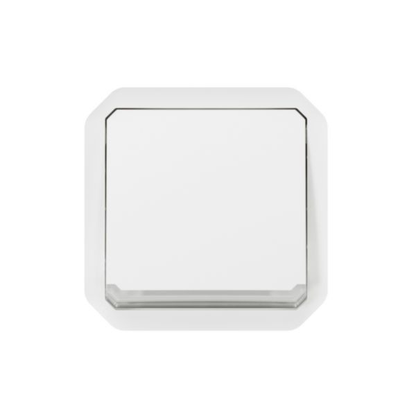Interrupteur ou va-et-vient lumineux avec voyant étanche Plexo 10AX 250V~ IP55 IK08 avec enjoliveur finition blanc: th_LG-069613L-WEB-F.jpg