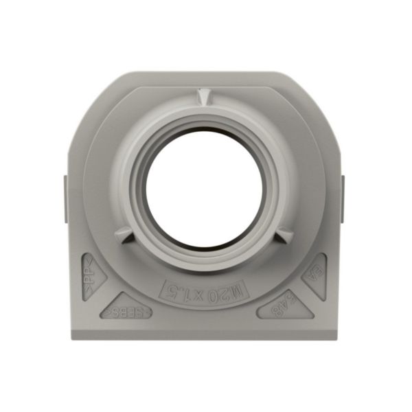 Embout presse-étoupe de remplacement pour boîtier saillie étanche Plexo 1 entrée filetage ISO20 - gris