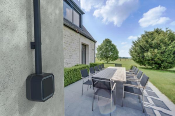 Interrupteur ou va-et-vient étanche Plexo 10AX 250V~ IP55 IK08 avec enjoliveur finition anthracite