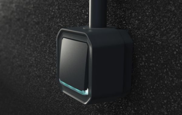 Interrupteur ou va-et-vient lumineux étanche Plexo 10A à équiper d'un boitier ou plaque support finition anthracite