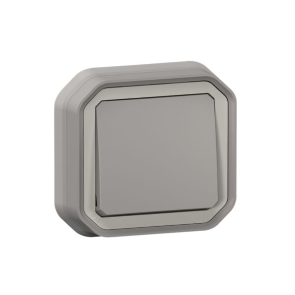 Poussoir NO étanche Plexo 10A IP55 IK08 livré complet pour fixation en encastré - gris - Page 4