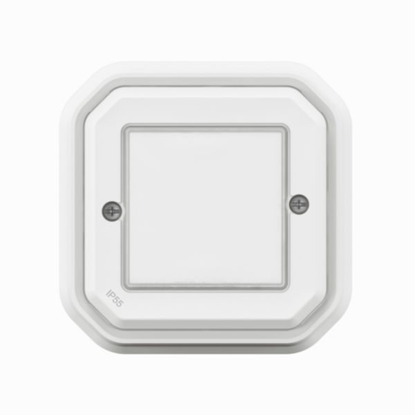 Commande sans fils, sans pile Self-e étanche Plexo with Netatmo IP55 pour éclairage et prise - complète blanc