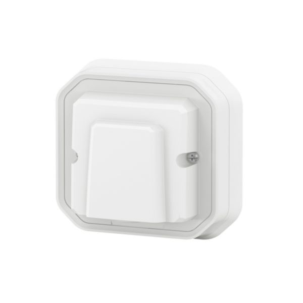 Sortie de câble étanche avec serre câbles Ø5mm à 13mm Plexo 16A 250V IP55 livrée complète fixation en encastré - blanc