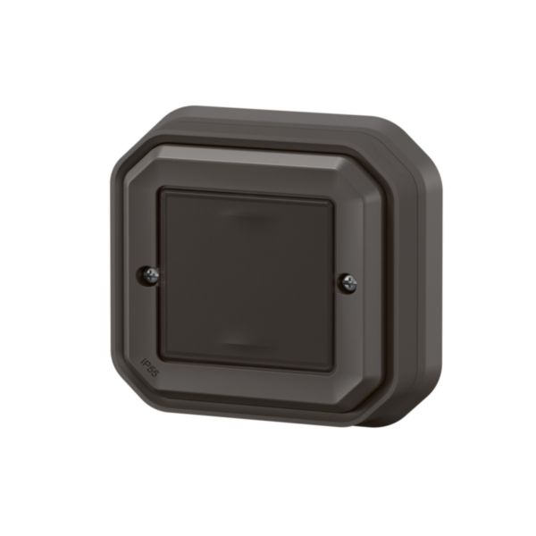 Commande sans fils, sans pile Self-e étanche Plexo with Netatmo IP55 pour éclairage et prise - complète anthracite