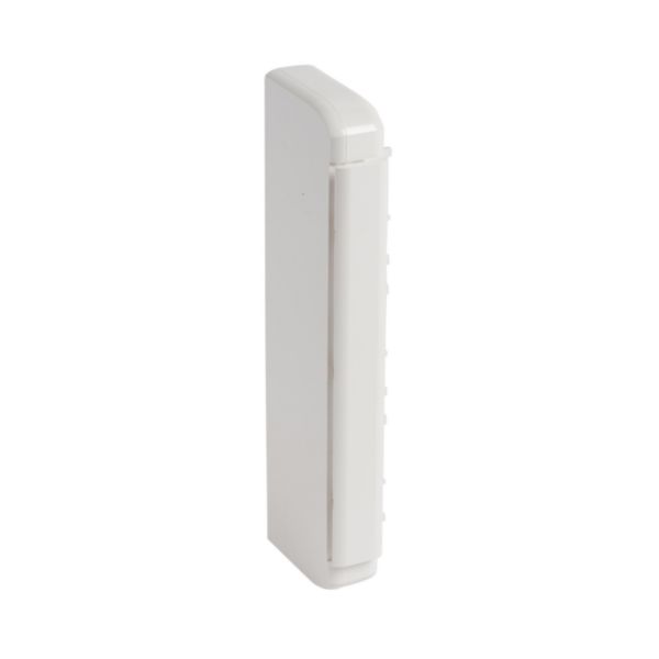 Embout pour goulotte à clippage direct Mosaic 50x180mm - blanc antimicrobien