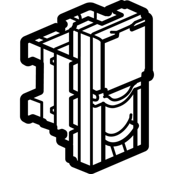 Prise RJ45 catégorie 5e UTP Mosaic 1 module - blanc