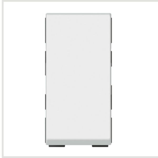 Interrupteur ou va-et-vient 10AX 250V~ Mosaic Easy-Led 1 module - blanc