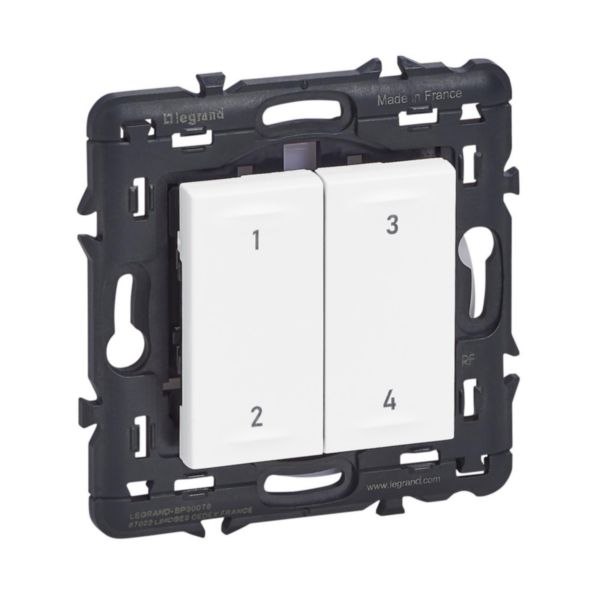 Commande sans fils, sans pile Self-e Mosaic with Netatmo 4 scénarios - blanc - Page 10