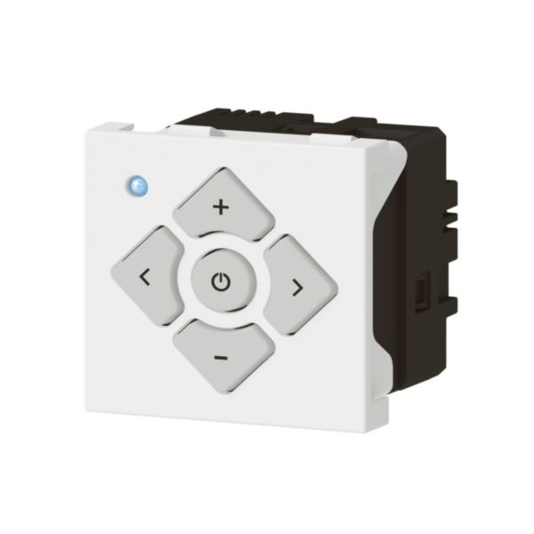Module Bluetooth Mosaic - diffusion sonore alimentation 230V intégrée - blanc