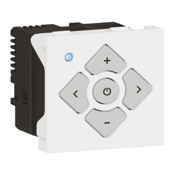 Module Bluetooth Mosaic - diffusion sonore alimentation 230V intégrée - blanc
