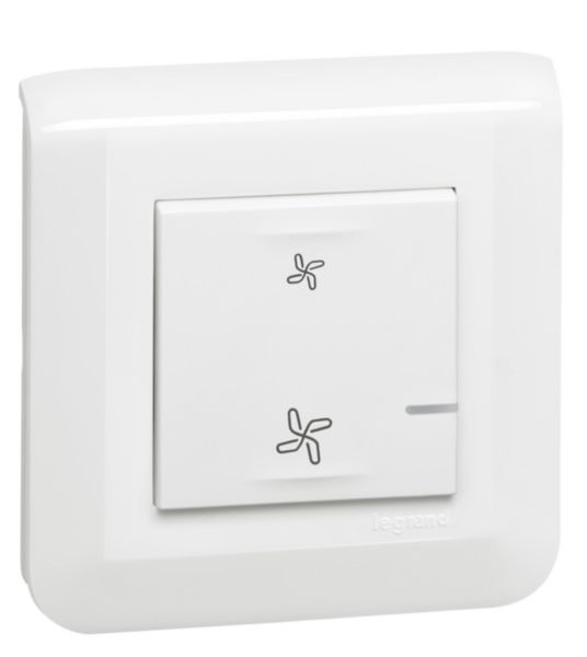 Commande sans fils pour VMC pour installation connectée Mosaic with Netatmo - blanc
