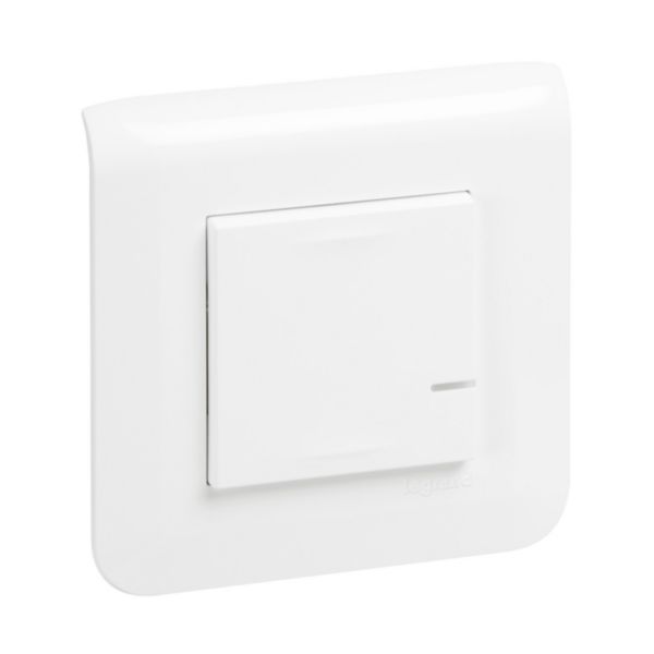 Commande sans fils Mosaic with Netatmo pour éclairage ou prise connectée ou micromodule - blanc