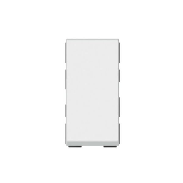 Poussoir ou poussoir inverseur Mosaic Easy-Led 6A 250V~ 1 module - blanc antimicrobien