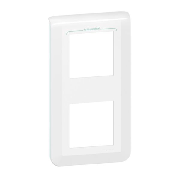 Plaque de finition verticale Mosaic pour 2x2 modules blanc antimicrobien