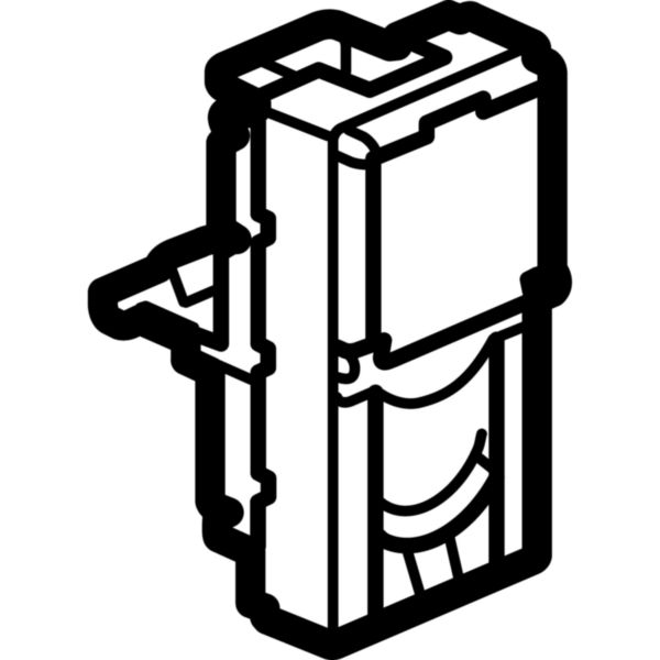 Prise RJ11 4 contacts Mosaic 1 module - blanc