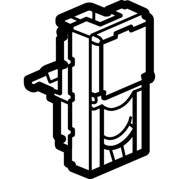Prise RJ11 4 contacts Mosaic 1 module - blanc