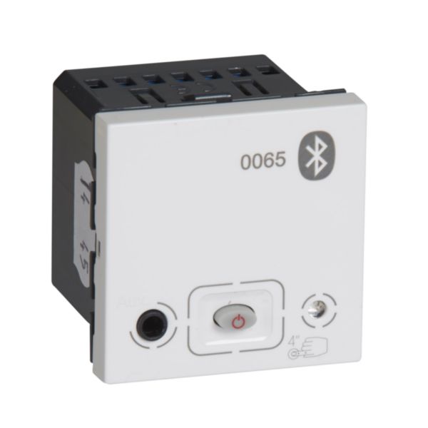 Module bluetooth Mosaic pour diffusion sonore avec alimentation 15V= - blanc