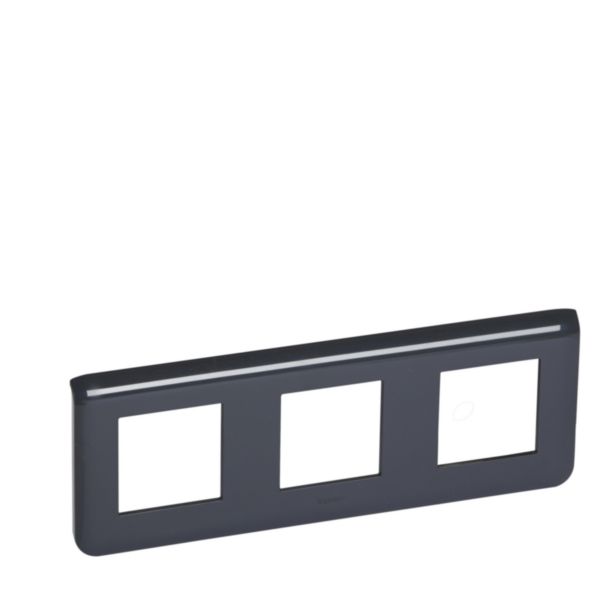 Plaque Mosaic 3x2 modules horizontal - anthracite