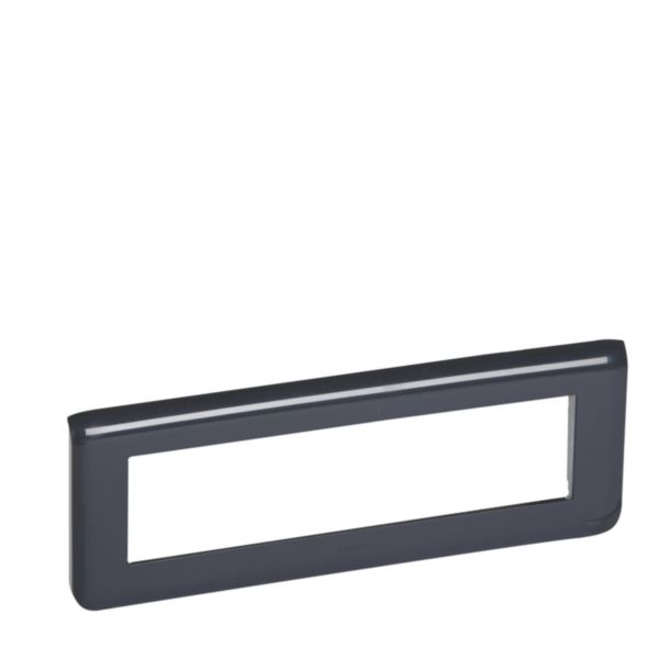 Plaque Mosaic 8 modules horizontal - anthracite
