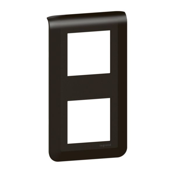 Plaque de finition verticale Mosaic pour 2x2 modules noir mat