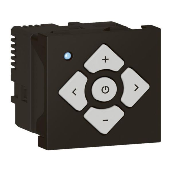 Module Bluetooth Mosaic - diffusion sonore alimentation 230V intégrée noir mat