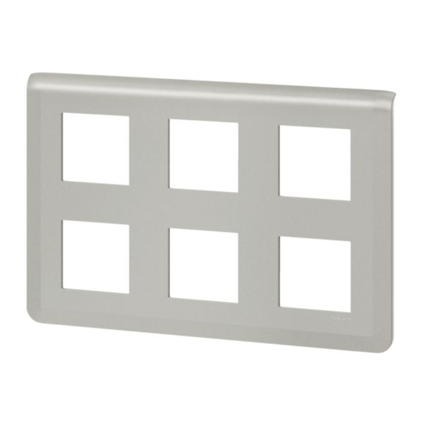 Plaque de finition Mosaic pour 2x3x2 modules alu
