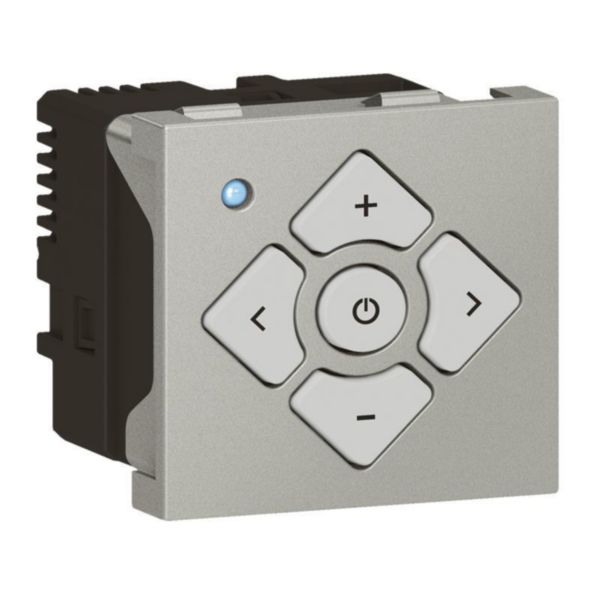 Module Bluetooth Mosaic pour diffusion sonore - alimentation 230V intégrée - alu